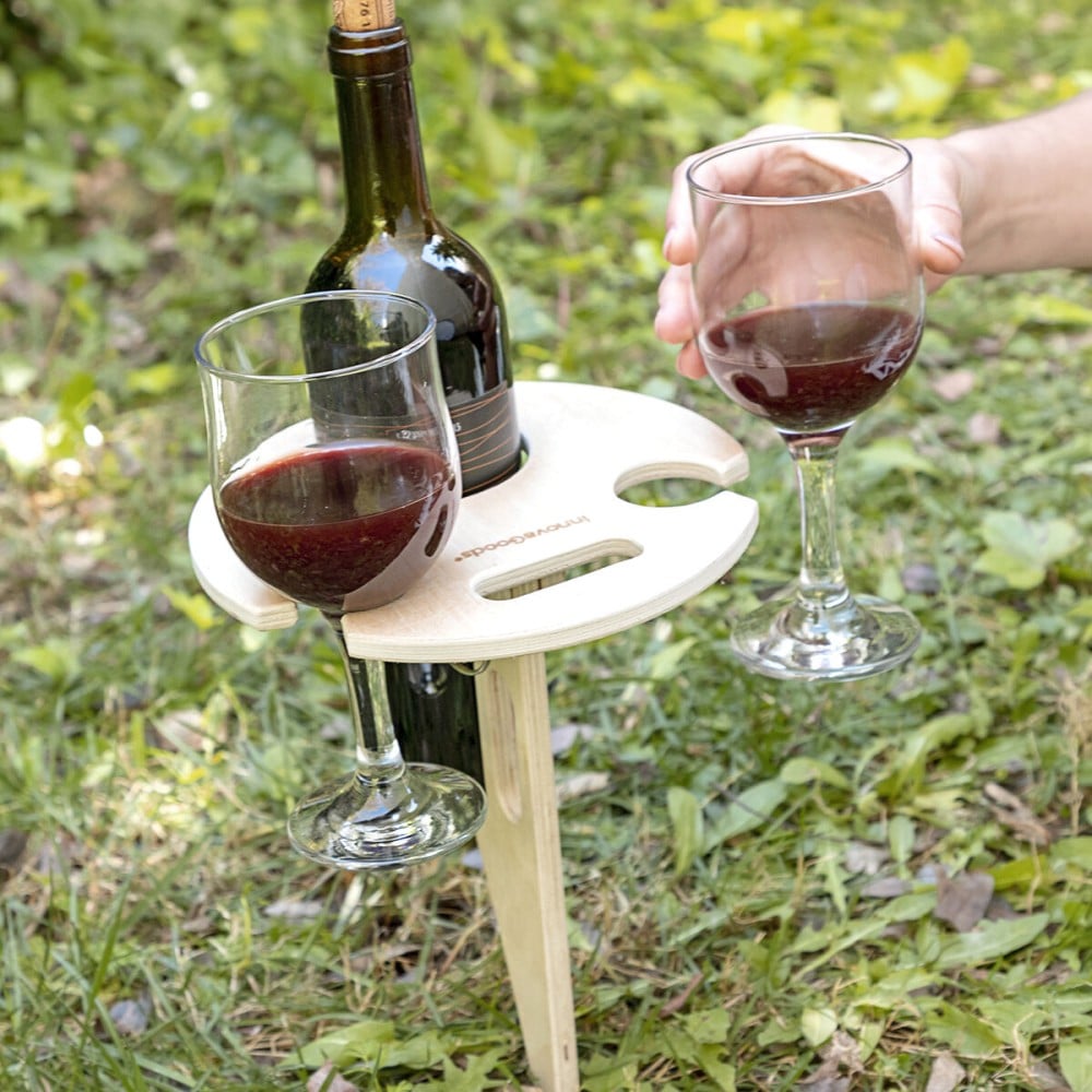 Folding and Portable Wine Table for Outdoors Winnek InnovaGoods