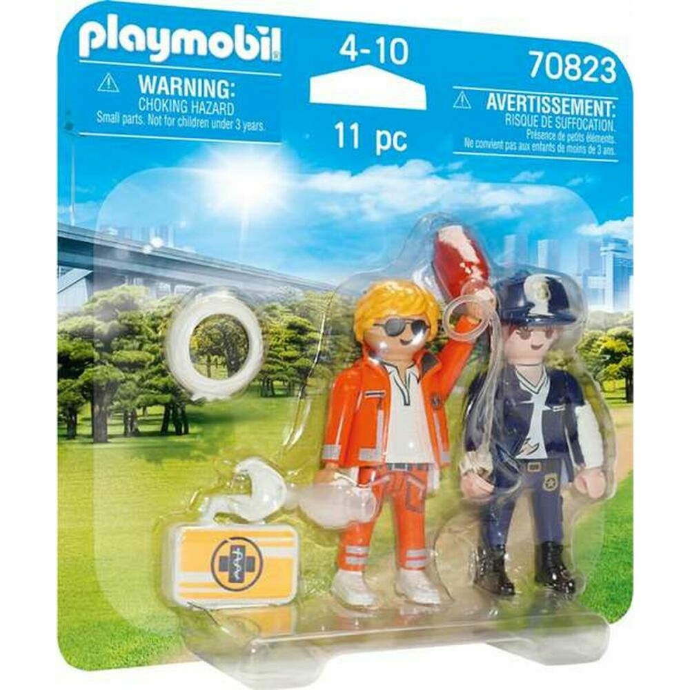 Playset Playmobil 70823 Doctor Police 70823 (11 pcs)