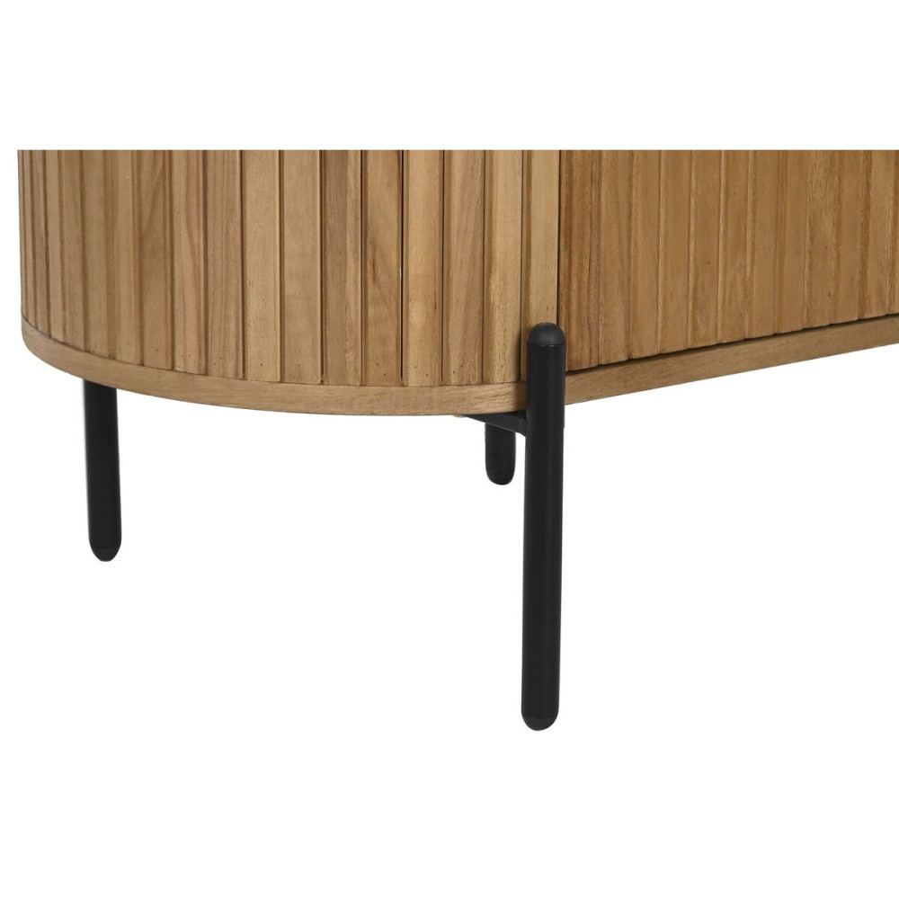 Nachttisch Home ESPRIT natürlich Metall Paulonia-Holz 60 x 43 x 57 cm