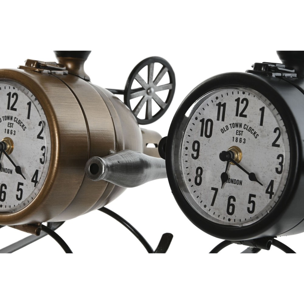 Bordur Home ESPRIT Schwarz Gold Loft Hubschrauber (2 Stück)