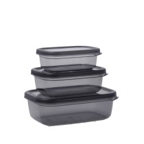 Lunchbox-Set Quid City Grau Kunststoff rechteckig 3 Stücke