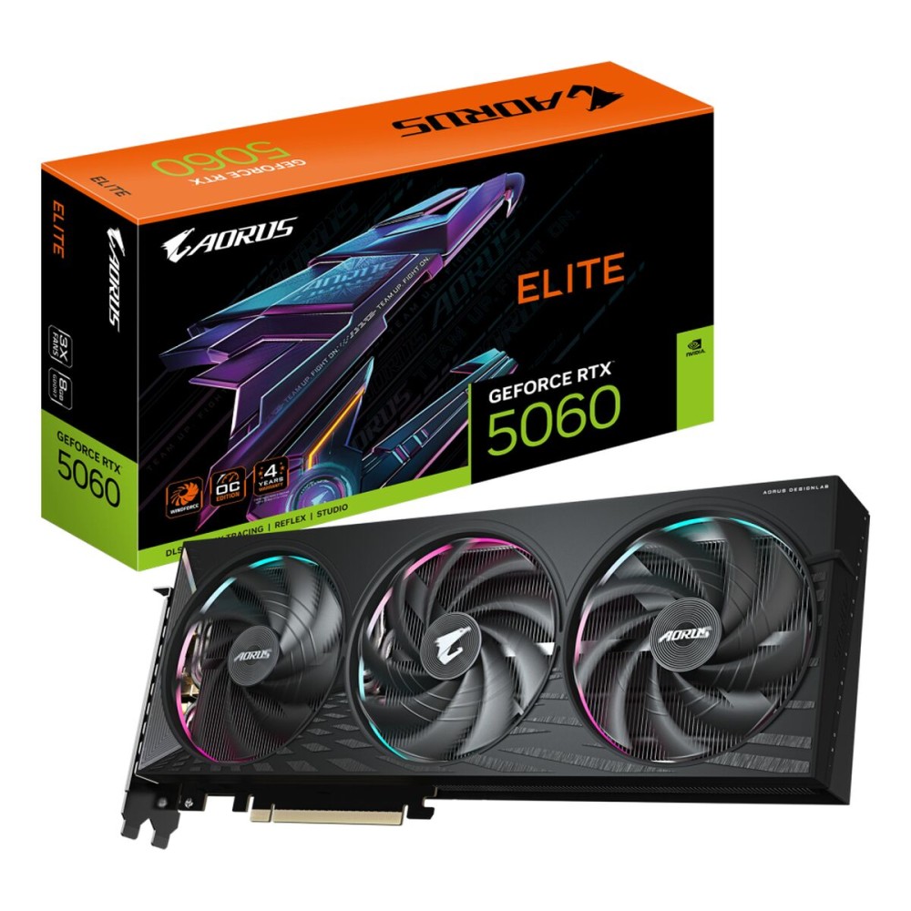 Carte Graphique Gigabyte 9VN5060AE-00-G10 GEFORCE RTX 5060 8 GB GDDR7