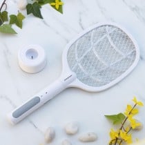 Raquette Anti-insectes Rechargeable 2 en 1 avec Lumière UV KL Rak InnovaGoods