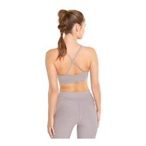 Soutien-gorge de Sport Puma Low Impact Studio Foundation Gris Mauve