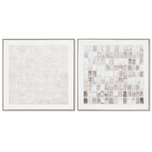 Toile Home ESPRIT Pin Toile 82 x 4,5 x 82 cm 82,2 x 4,5 x 82,2 cm