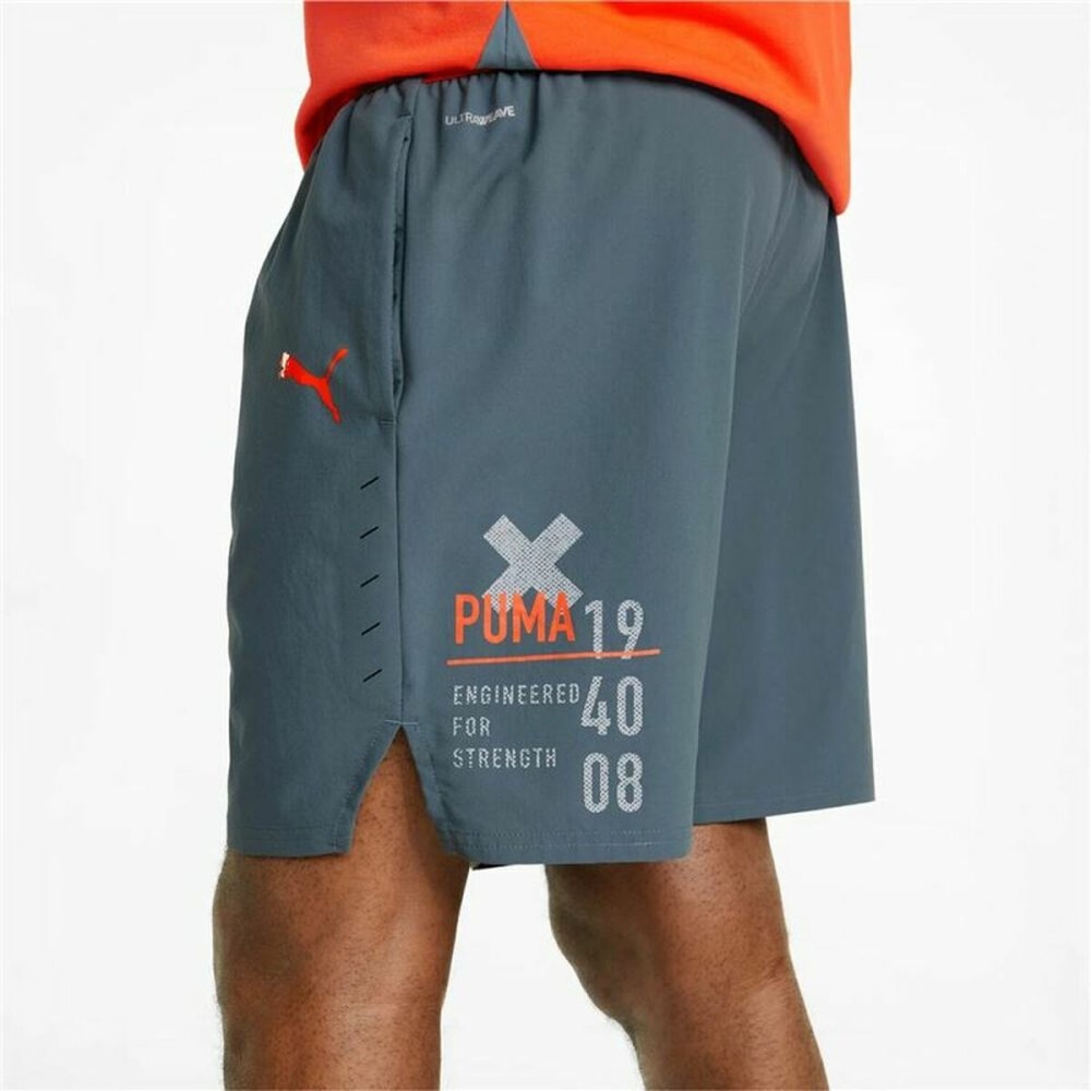 Herren-Sportshorts Puma Power Colorblock 11" TR M Dunkelgrau