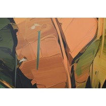 Leinwand Home ESPRIT grün Palmen Tropical 80 x 3,5 x 120 cm (2 Stück)