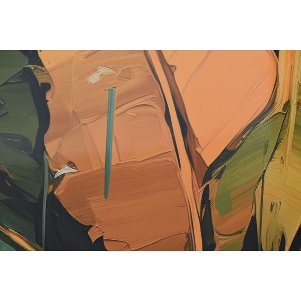 Canvas Home ESPRIT Green Palms Tropical 80 x 3,5 x 120 cm (2 Units)