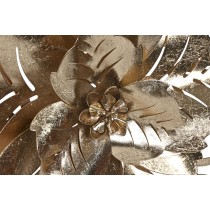 Décoration murale Home ESPRIT Doré Moderne Fleur 51 x 6 x 51 cm (2 Unités)
