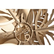 Décoration murale Home ESPRIT Doré Moderne Fleur 51 x 6 x 51 cm (2 Unités)