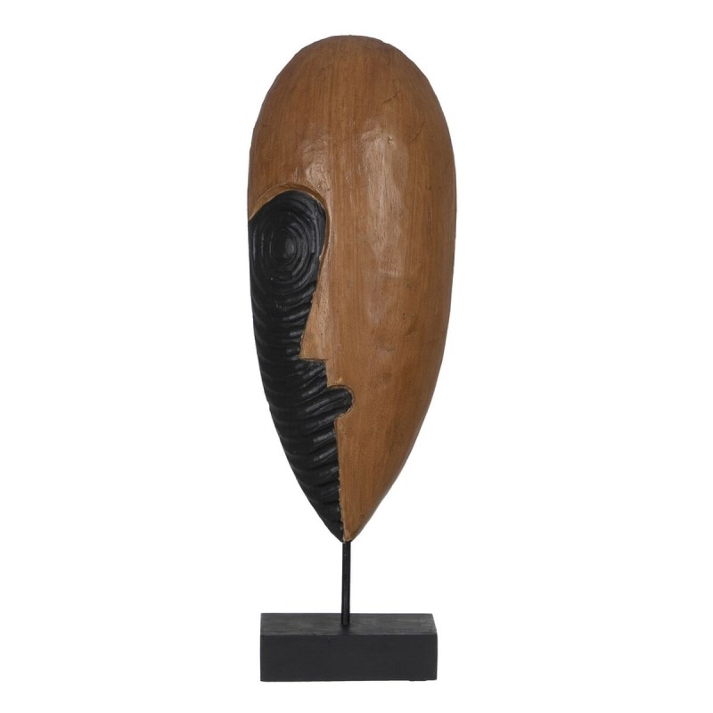 Decorative Figure Brown Mask 18 x 11 x 54 cm