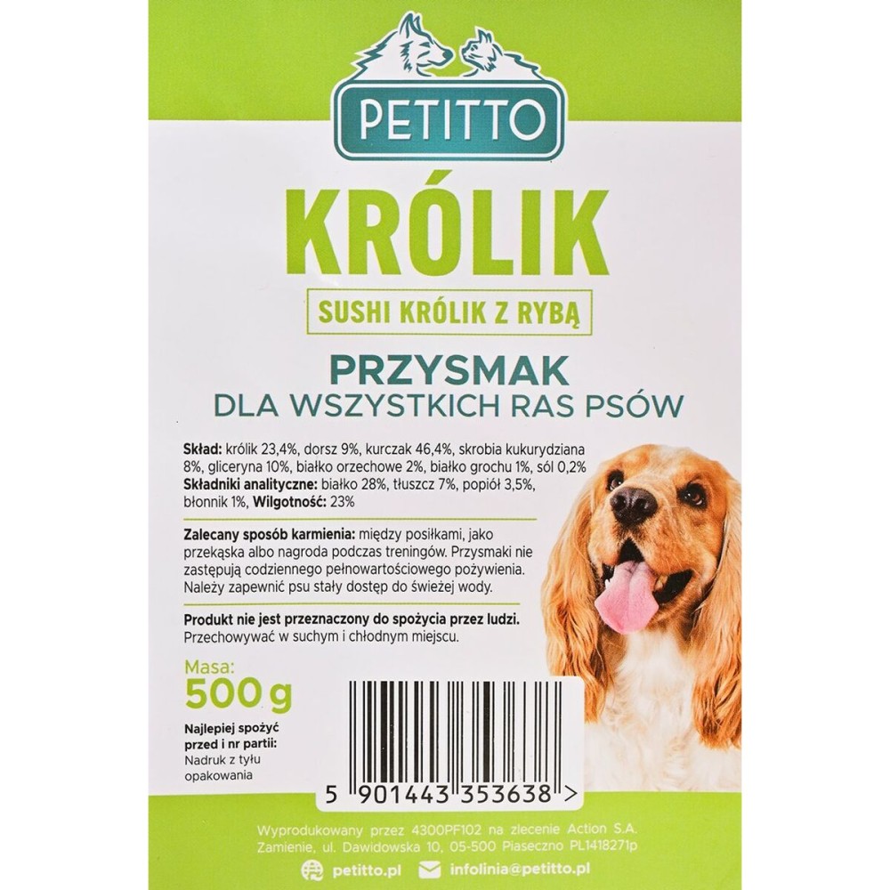 Dog Snack Petitto Rabbit 500 g
