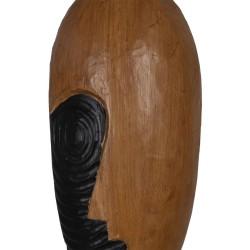 Deko-Figur Braun Maske 18 x 11 x 54 cm