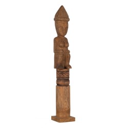 Deko-Figur natürlich Afrikaner 14 x 14 x 88,5 cm