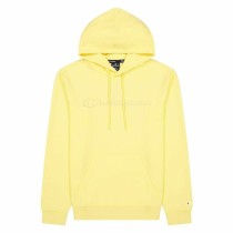 Sweat à capuche homme Champion Script Logo Hoodie M Jaune