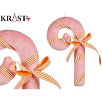 Décorations de Noël Krist+ 64815492 Rose Bâton 15 x 27 x 4 cm (12 Unités)