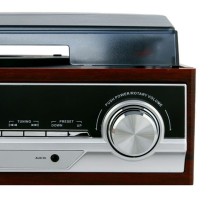 Record Player Adler CR1113 Black Wood Chrome