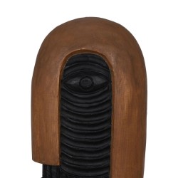 Deko-Figur Braun Maske 17,5 x 10 x 50 cm