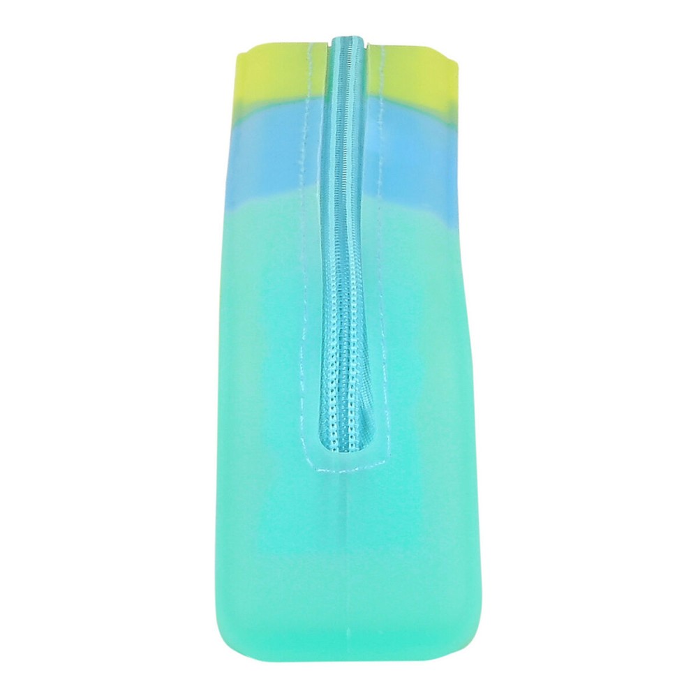 School Case Safta Blue Green Yellow (18.5 x 7.5 x 5.5 cm)