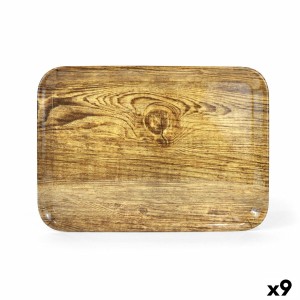 Schale La Mediterránea Holz Melamine 42 x 31 x 2 cm (9 Stück)