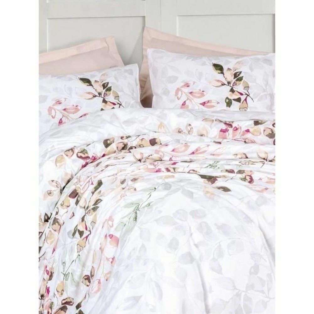 Parure de couette Blanc 220 x 240 cm