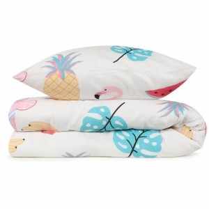 Duvet cover set White Super king 3 Pieces