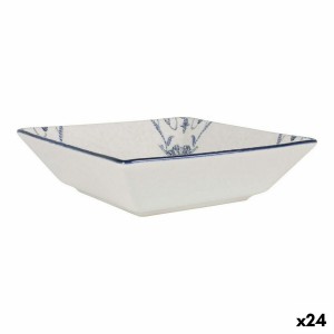 Snack Bowl La Mediterránea Rosetta Porcelain 18 x 18 x 5 cm (24 Units)