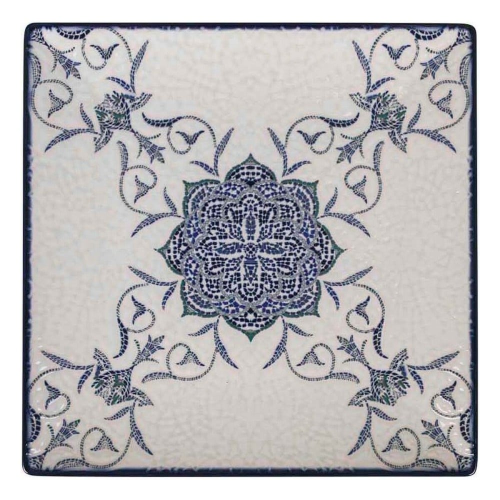 Flat Plate La Mediterránea Rosetta 24 x 24 x 2 cm (6 Units)