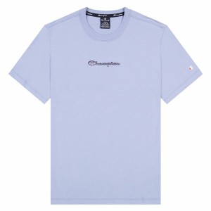 Short Sleeve T-Shirt Champion Crewneck M Purple