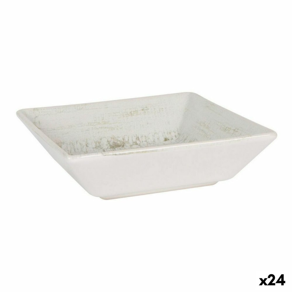 Tablett für Snacks La Mediterránea Idris 18 x 18 x 5 cm (24 Stück)