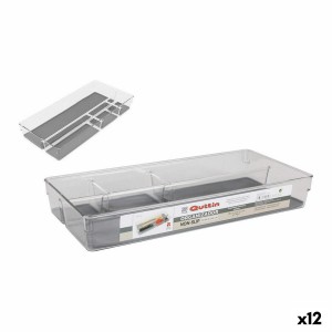 Schubladen-Organizer Quttin Non-Slip 39,8 x 18,5 x 6 cm (12 Stück)