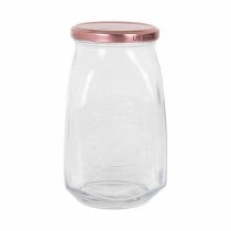 Transparentes Glasgefäß Inde Tasty 1,05 L mit Deckel (12 Stück)