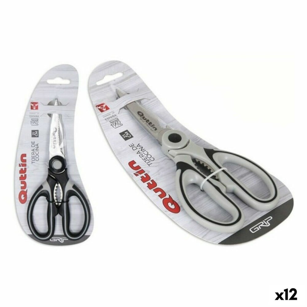 Kräuterschere Quttin 50613 Edelstahl 21 x 9,5 cm Küche (12 Stück)