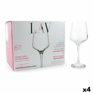 Set de verres à vin LAV Lal 6 Pièces (4 Unités)