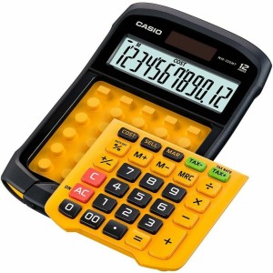 Calculatrice Casio WM-320MT Jaune Noir Caoutchouc Plastique