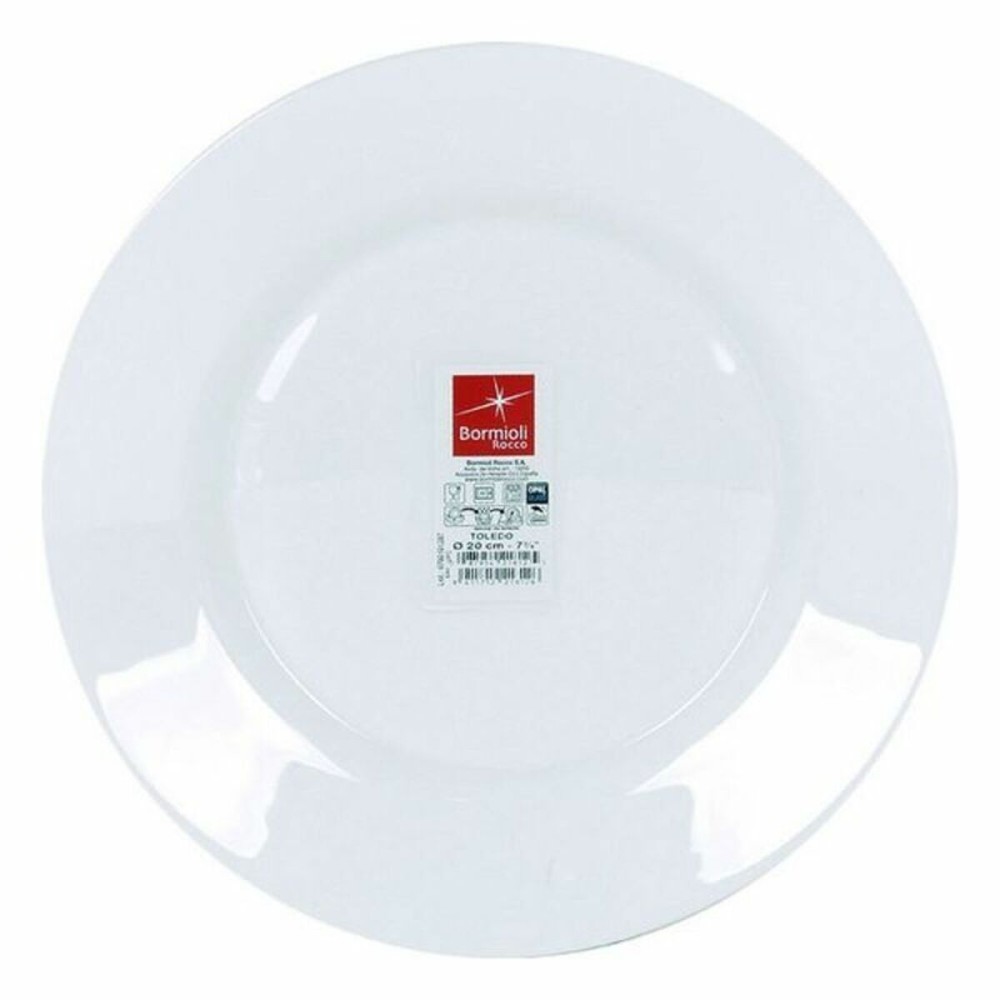Assiette à dessert Bormioli Toledo Ø 20 x 1,8 cm (36 Unités)