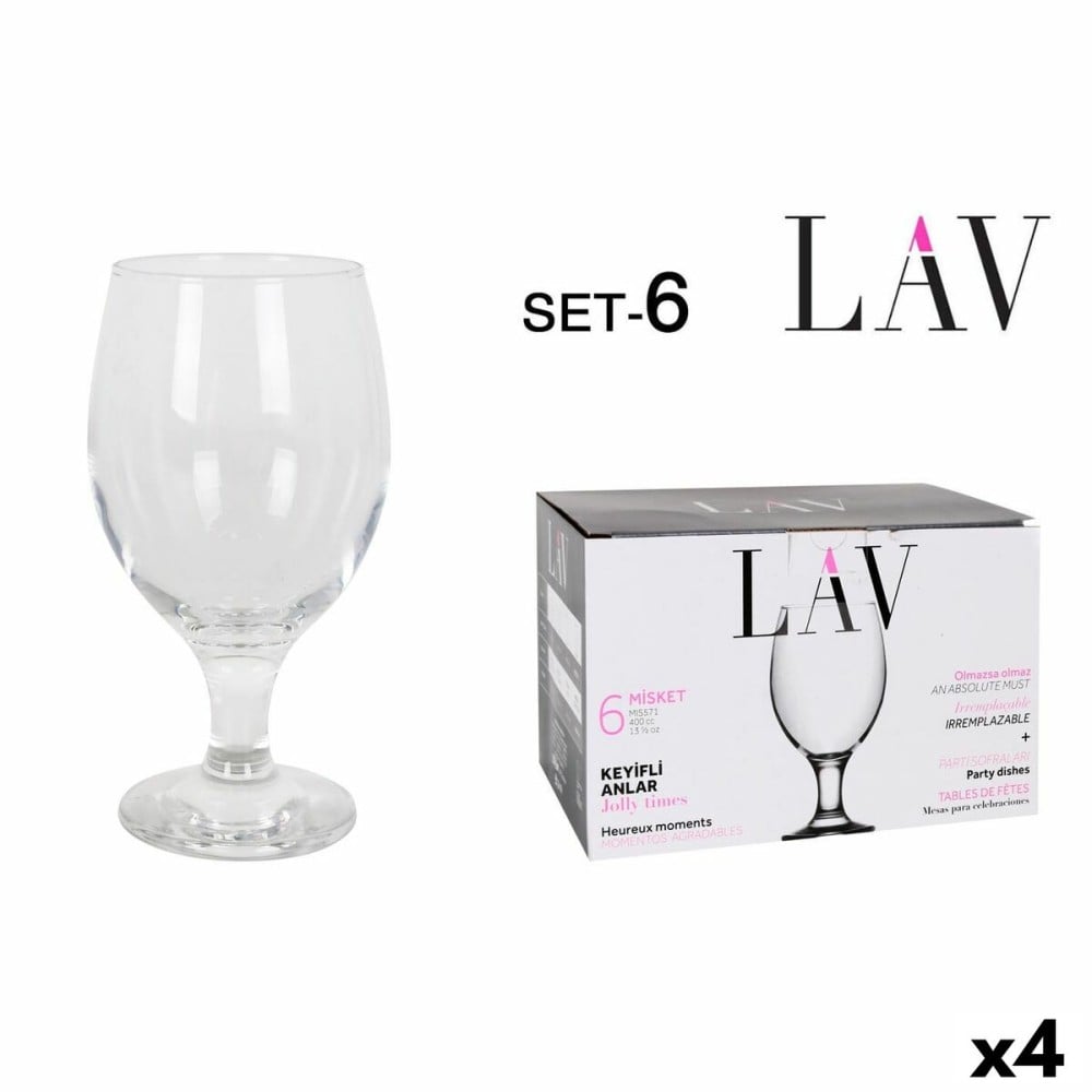 Set of cups LAV Misket 6 Pieces (4 Units)