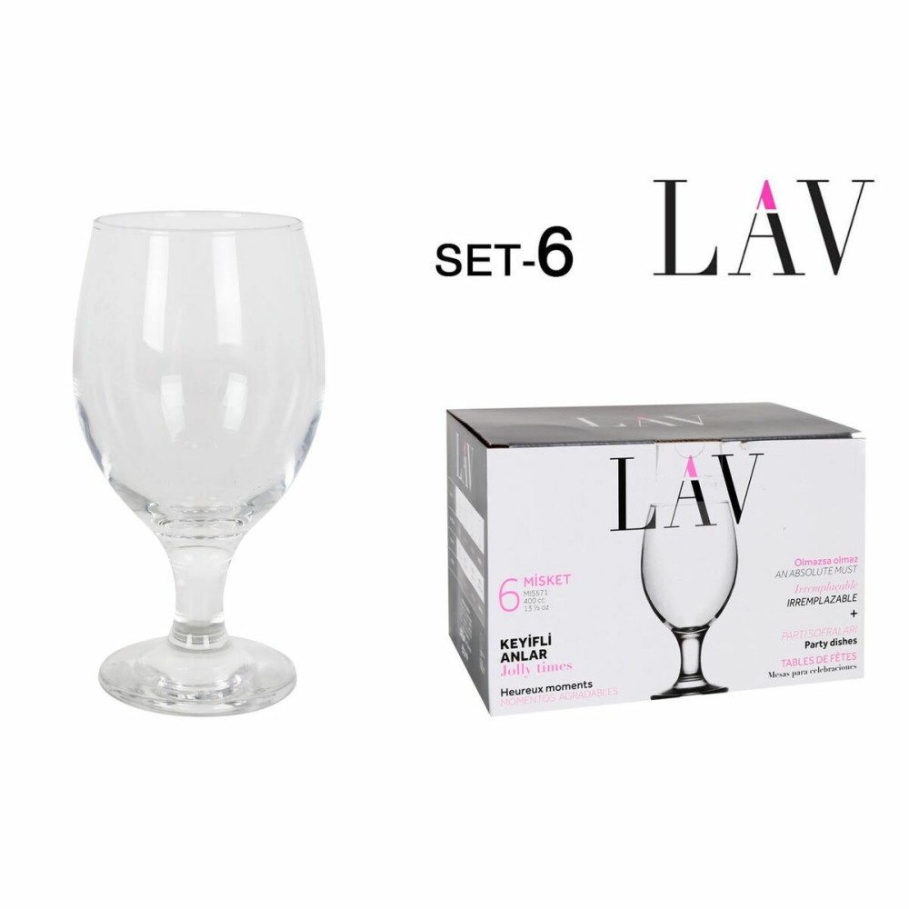 Set of cups LAV Misket 6 Pieces (4 Units)