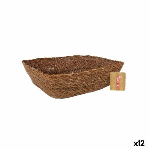 Mehrzweckkorb Privilege korb rechteckig 25 x 20 x 8 cm (12 Stück)