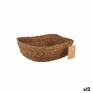Panier Multi-usages Privilege osier Carré 22 x 22 x 8 cm (12 Unités)