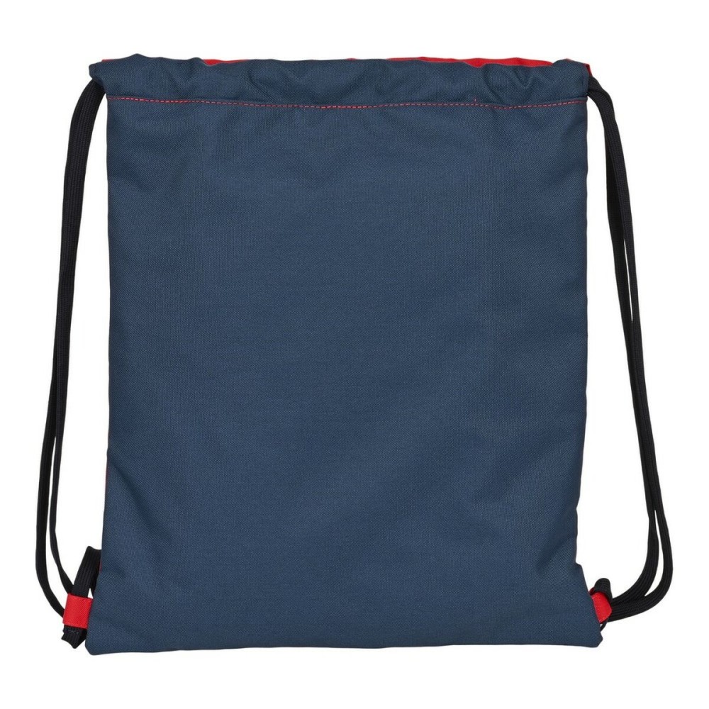 Sac à dos serré par des ficelles RFEF Bleu Rouge 35 x 40 x 1 cm