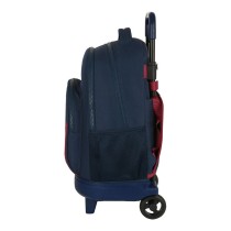 Cartable à roulettes F.C. Barcelona Corporativa Bleu Bordeaux (33 x 45 x 22 cm)