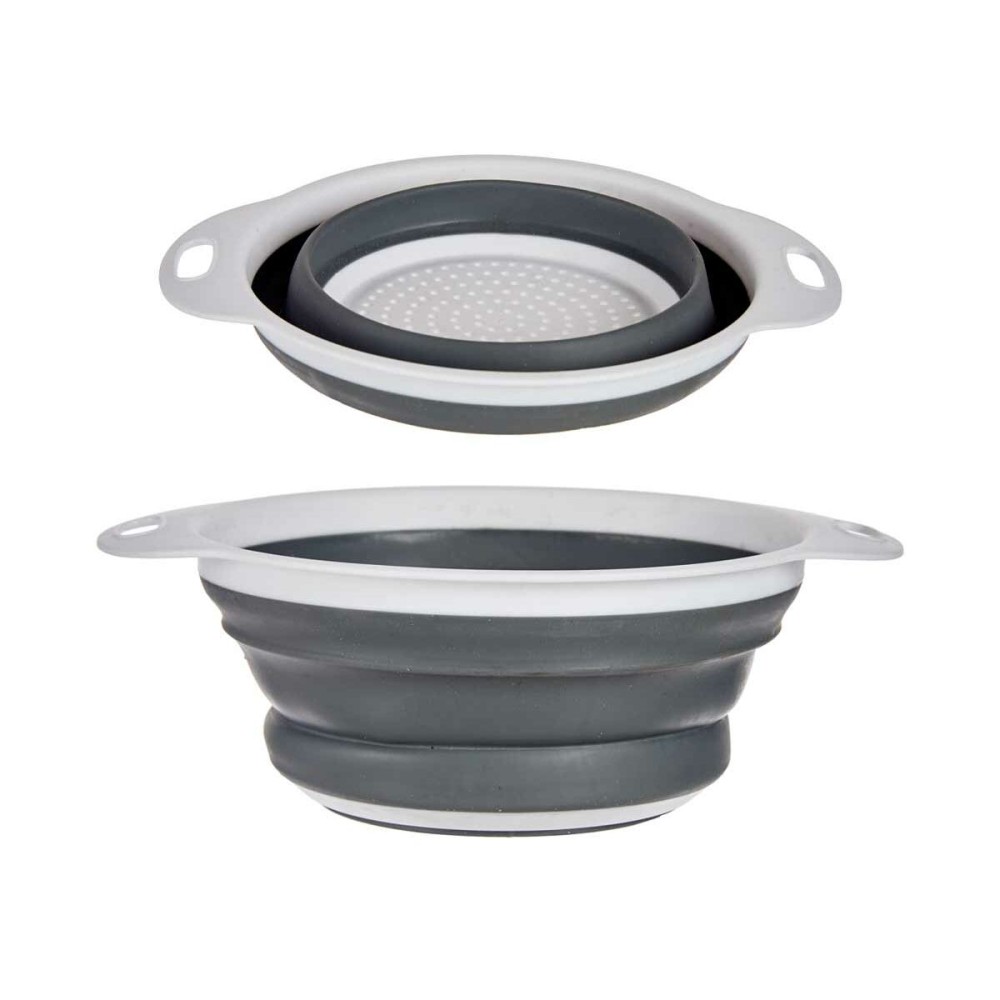 Strainer Kinvara 81604 White Grey polypropylene TPR 25 x 20 x 8,5 cm 25 x 3 x 20 cm (6 Units)