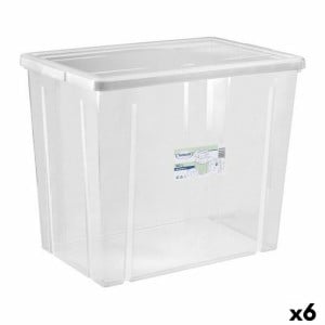 Storage Box with Lid Tontarelli Linea box 59 x 39 x 48 cm (6 Units)