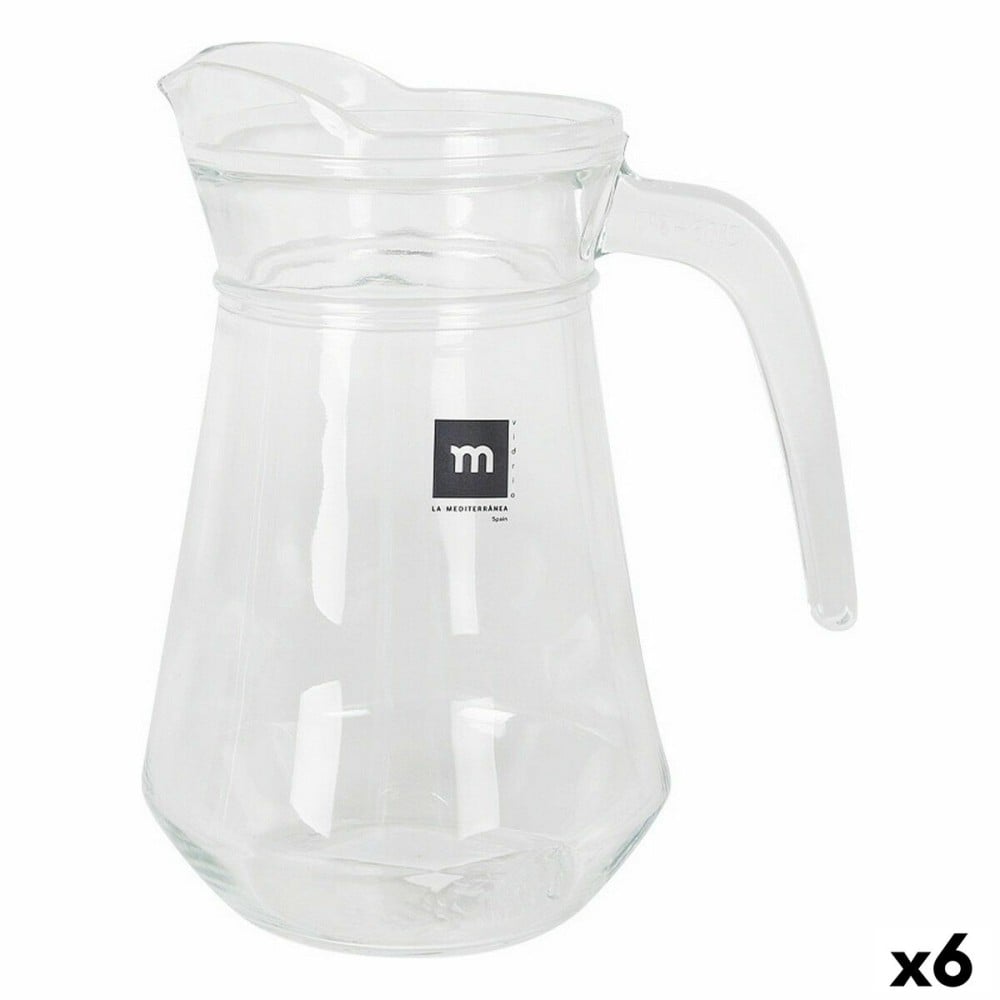 Carafe en Verre Transparent Inde Bar verre (6 Unités)
