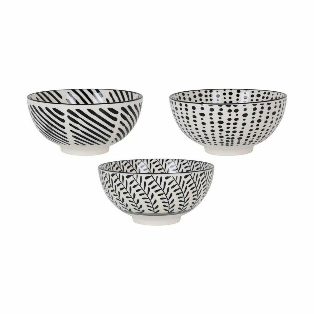 Bol pour Apéritifs Alfares Nomi Noir ø 15,5 x 7,7 cm 15 x 7,3 cm (18 Unités)