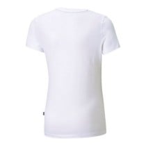 Child's Short Sleeve T-Shirt Puma ESS Logo Tee White