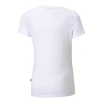 T shirt à manches courtes Enfant Puma ESS Logo Tee Blanc