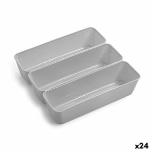 Schubladen-Organizer Dem Kunststoff Mehrzweck (3 Stücke) (24 Stück)