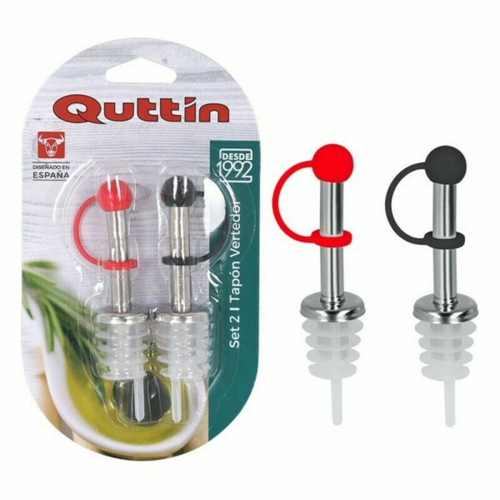 Flaschenausgießer Quttin 8433774651444 16 x 9 x 2 cm 2 Stücke (24 Stück)